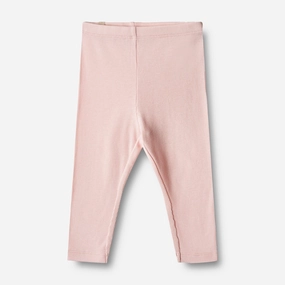 Morning Stretch Minimalist Style Moisture Wicking All Ages Rib Leggings Maddy - rose ballet