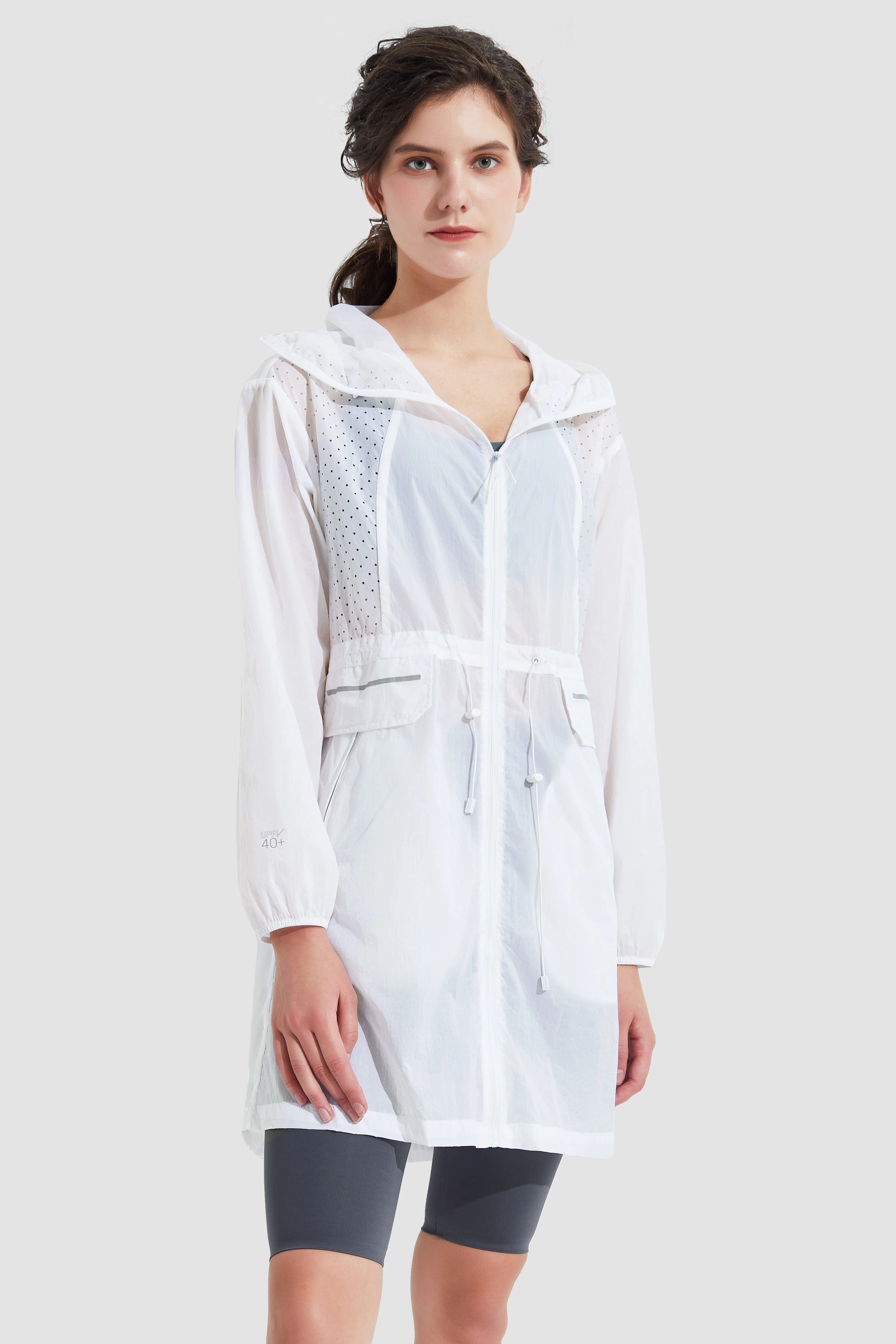 Popular StretchMaterial UPF 40  Sun Protective Lightweight Coat