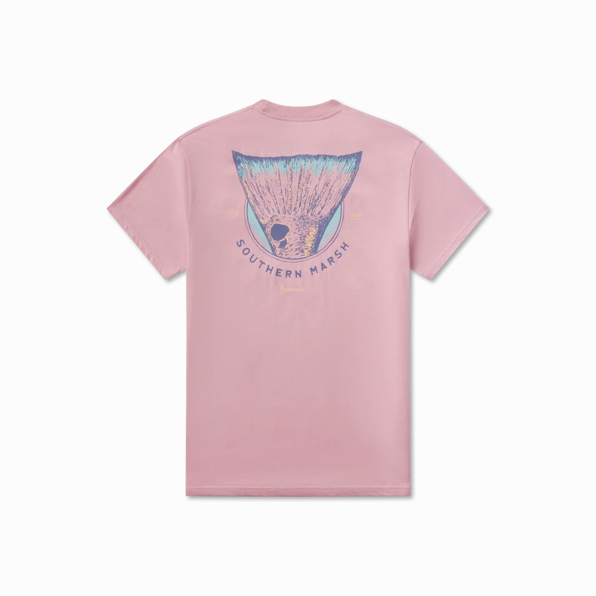 Double Stitched Hem Eco Friendly Material Southern Marsh SEAWASH Tee - Tail Tales