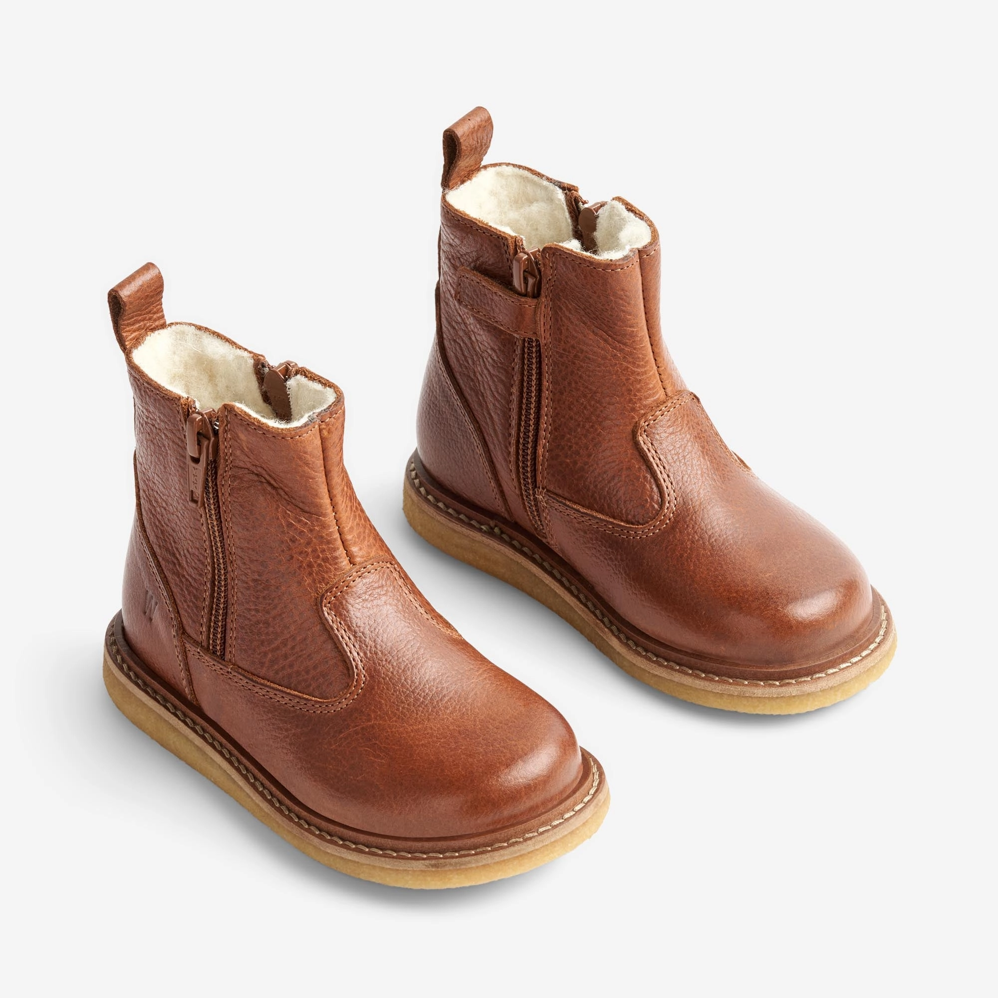 Gisa Zip Tex - cognac Snow Winter Frostproof Footwear
