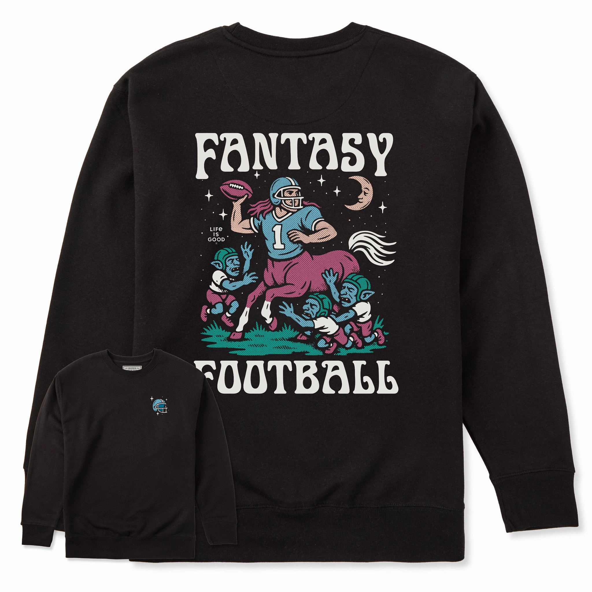 Breathable Comfort Fit Adult Unisex Centaur Fantasy Football Every Wear Crew Sweatshirt