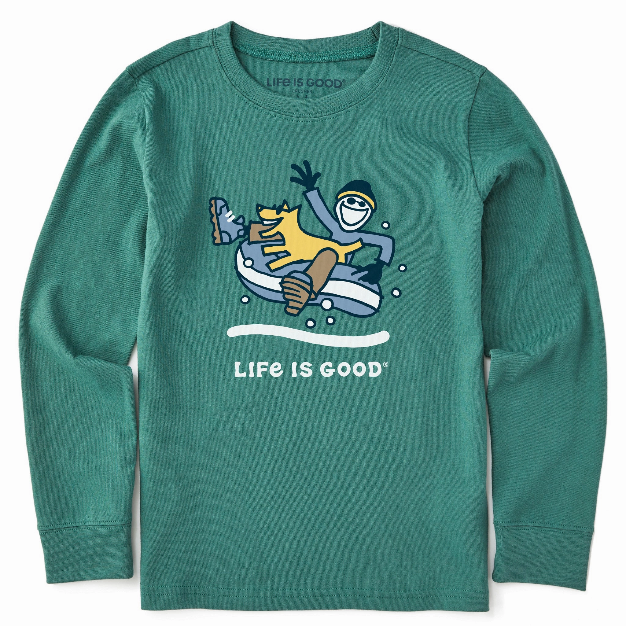 Beach Outfit Kids Jake & Rocket Snowtube Long Sleeve Crusher Tee