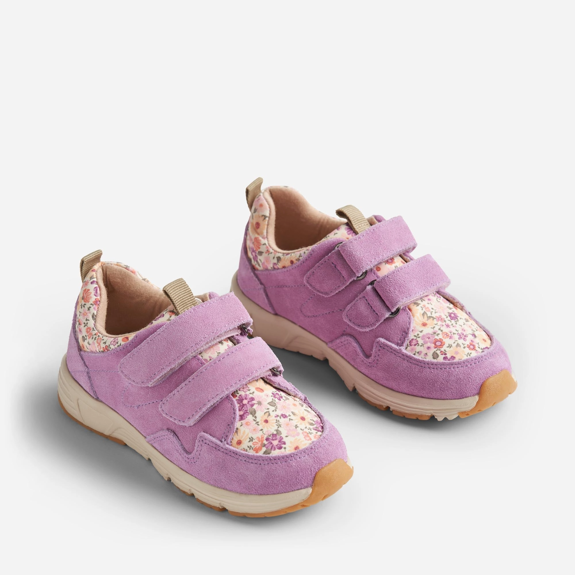Casual Routine Sneaker Double Velcro Toney Print - spring lilac