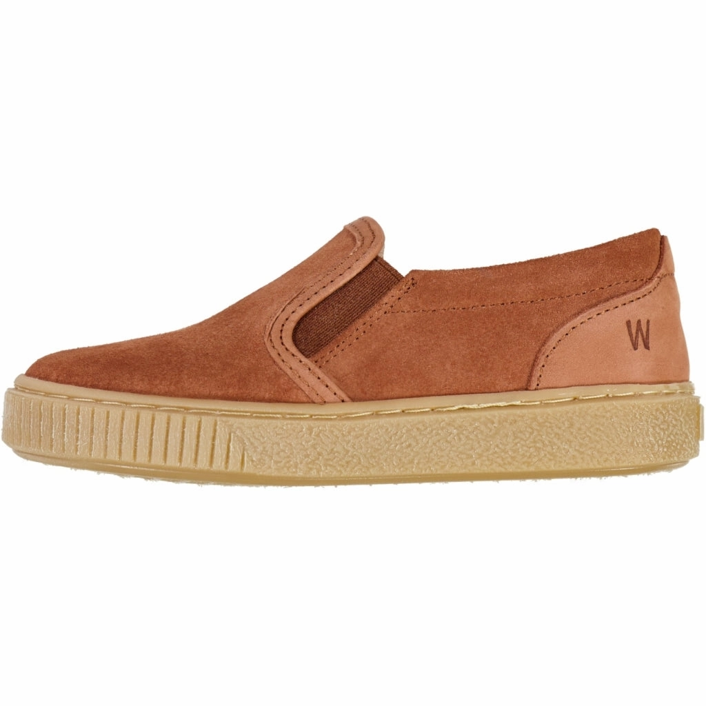 SlipOnStyle Skatey sneaker - amber brown