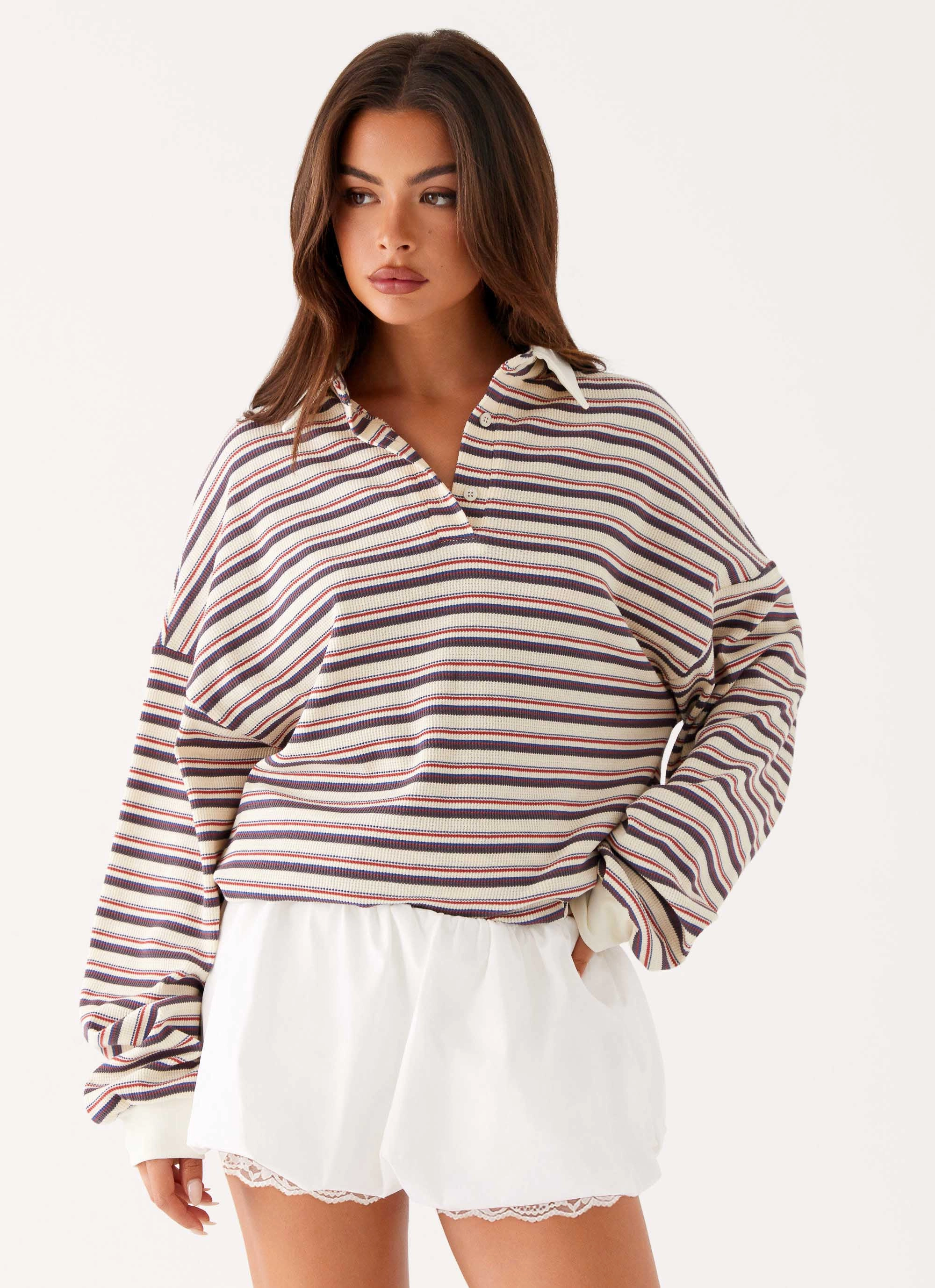 All Mine Bubble Skort - White Chic Look Soft Touch