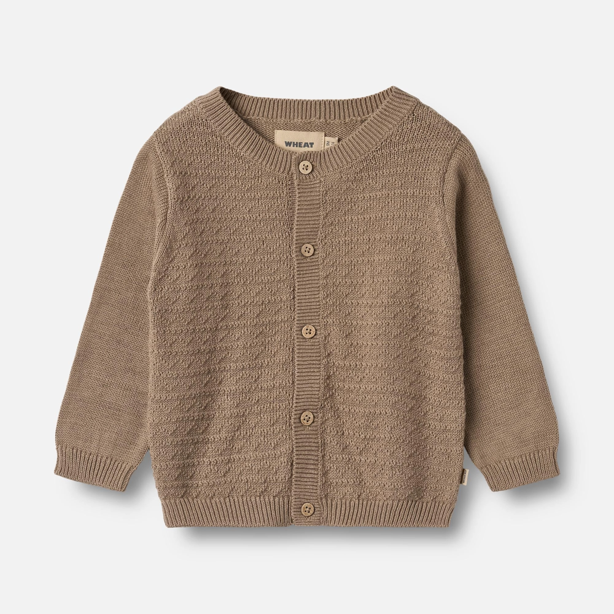 Light Weight Knit Cardigan Bj?rn - beige stone