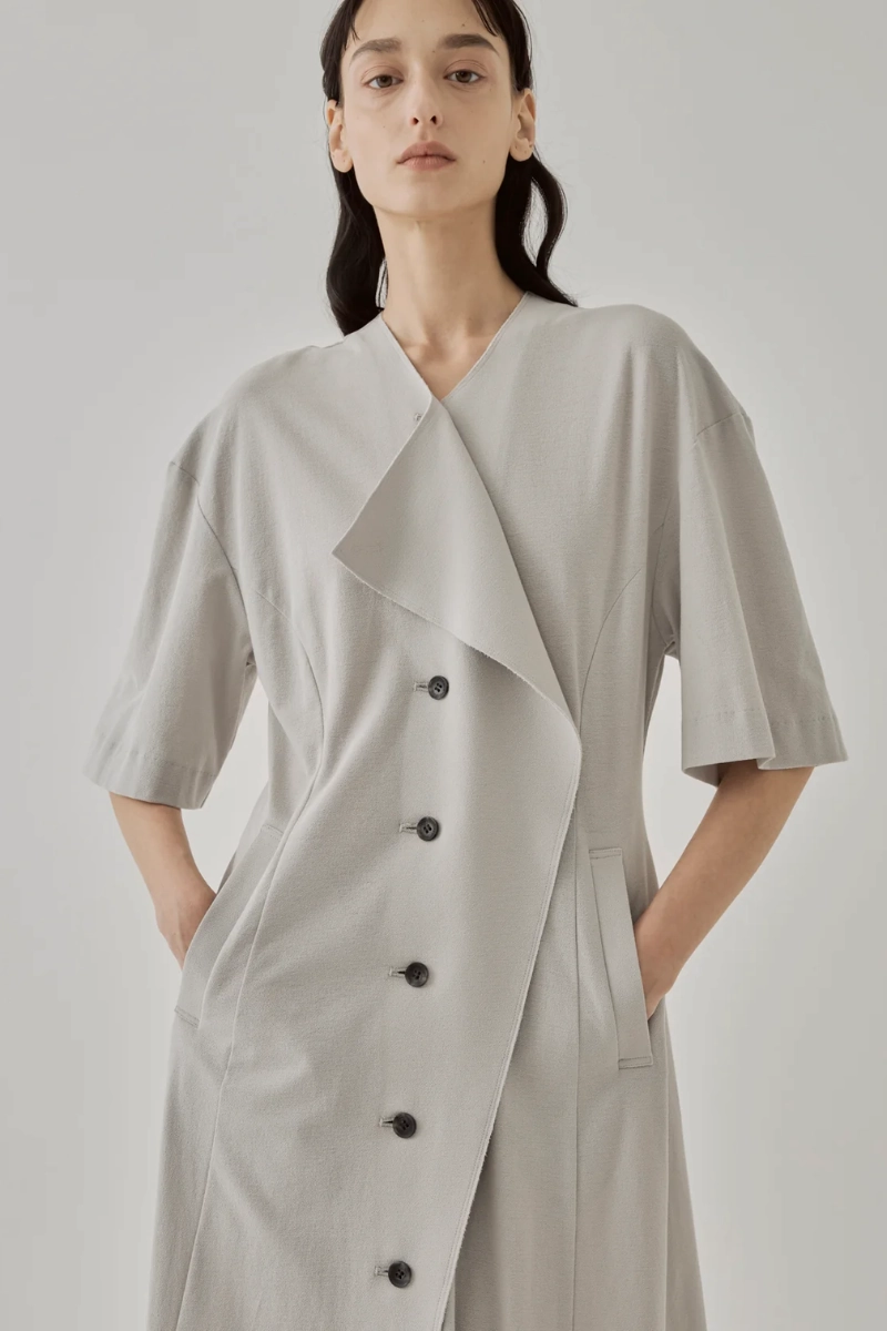 Active Outfit Evening-Wear Amy Cascade Panel Dress