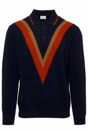 Anson Intarsia Polo Essential Layer