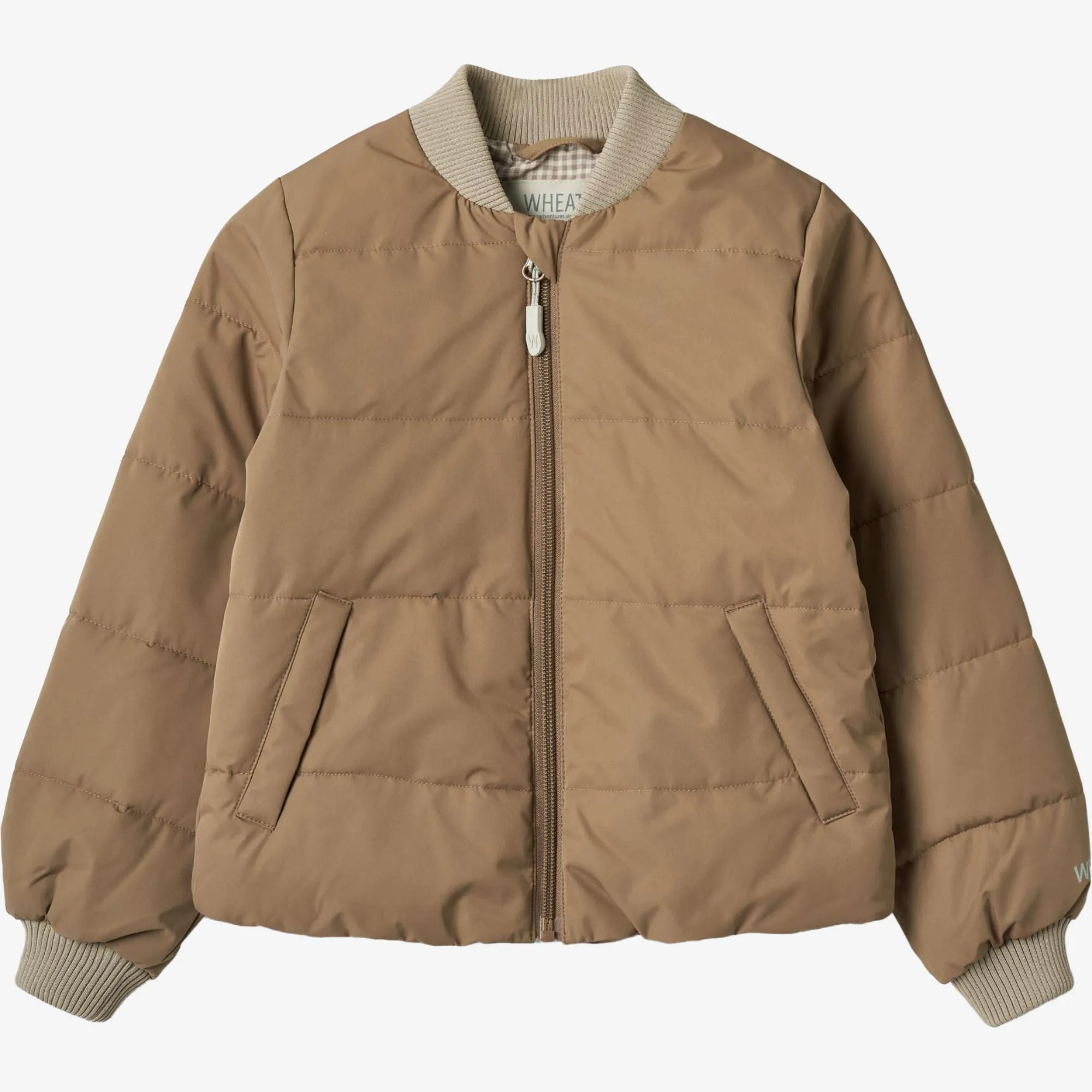 Summer Puffer Jacket Malo - golden brown back - to - school