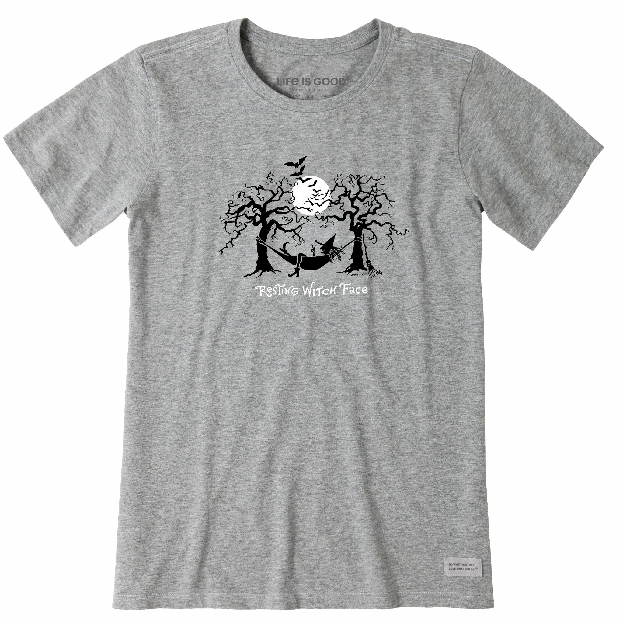 Women's Resting Witch Face Hammock Short Sleeve Crusher Tee Summer Casual