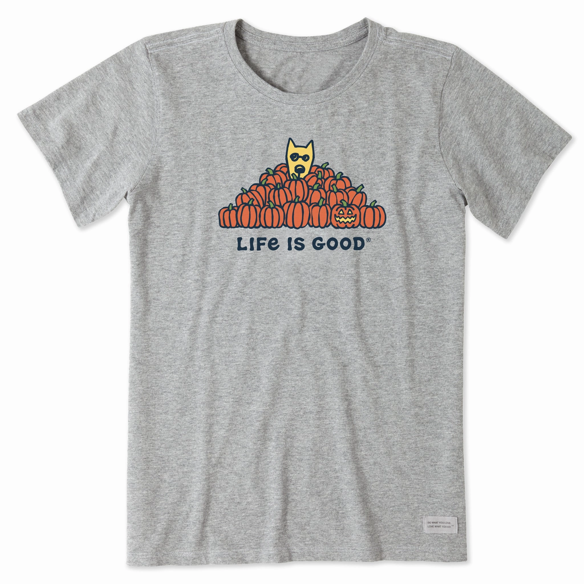 NonIrritating Fabric Plus size clothing Women's Rocket Pumpkin Patch Short Sleeve Crusher Tee