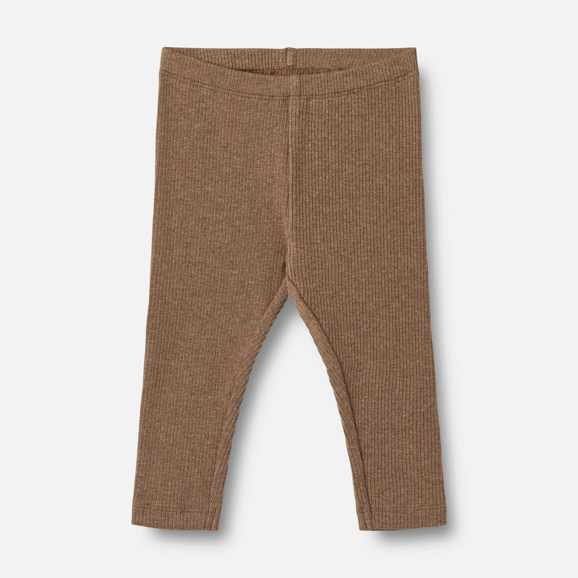 Jersey Leggings Jules | Baby - coffee melange Non Roll Waistband