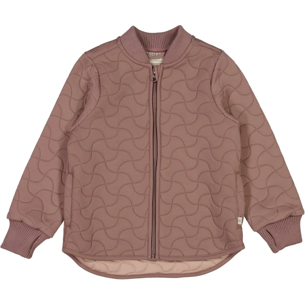 Layered Wind Barrier Thermo Jacket Loui - dusty lilac