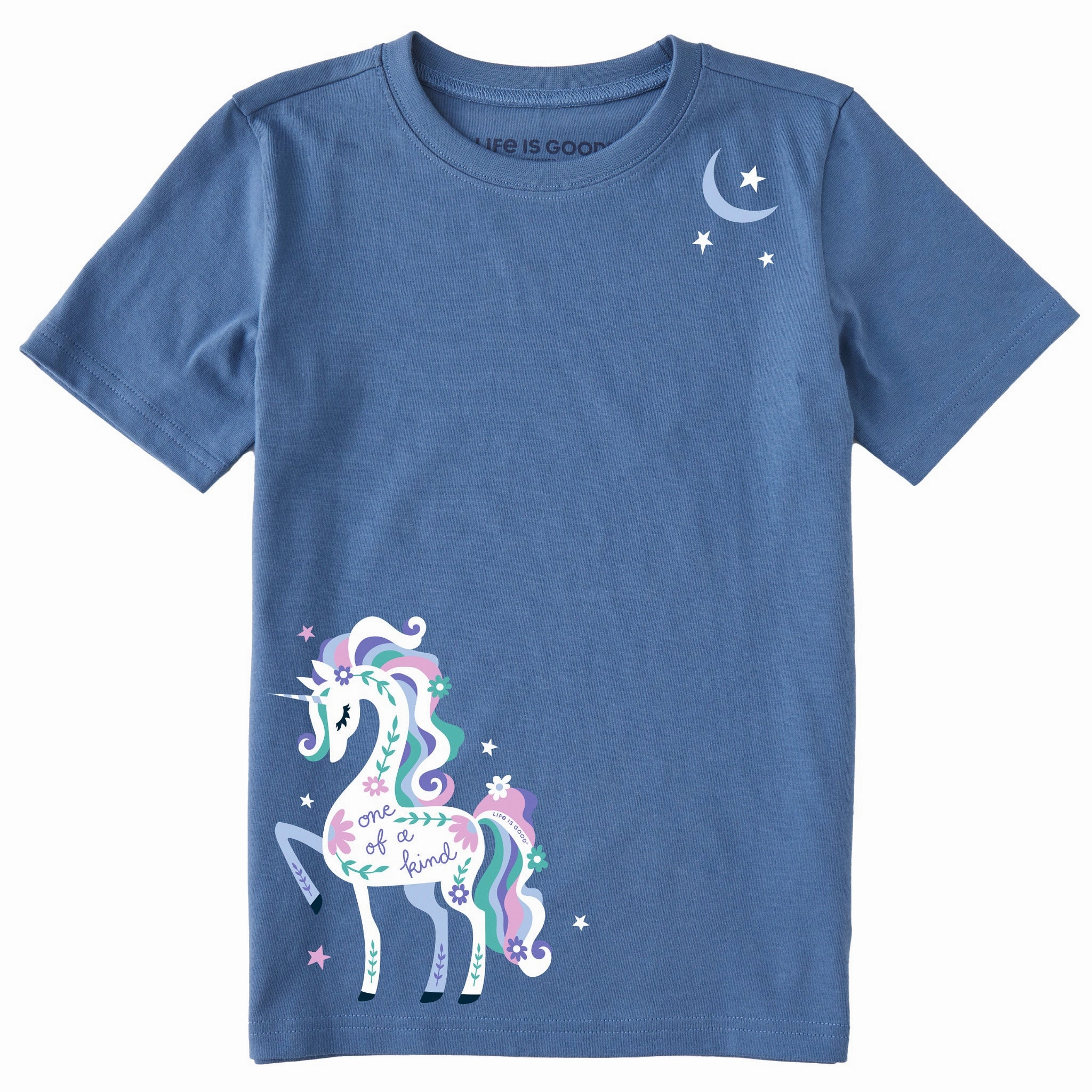 Picnic Kids Celestial Unicorn Short Sleeve Crusher Tee