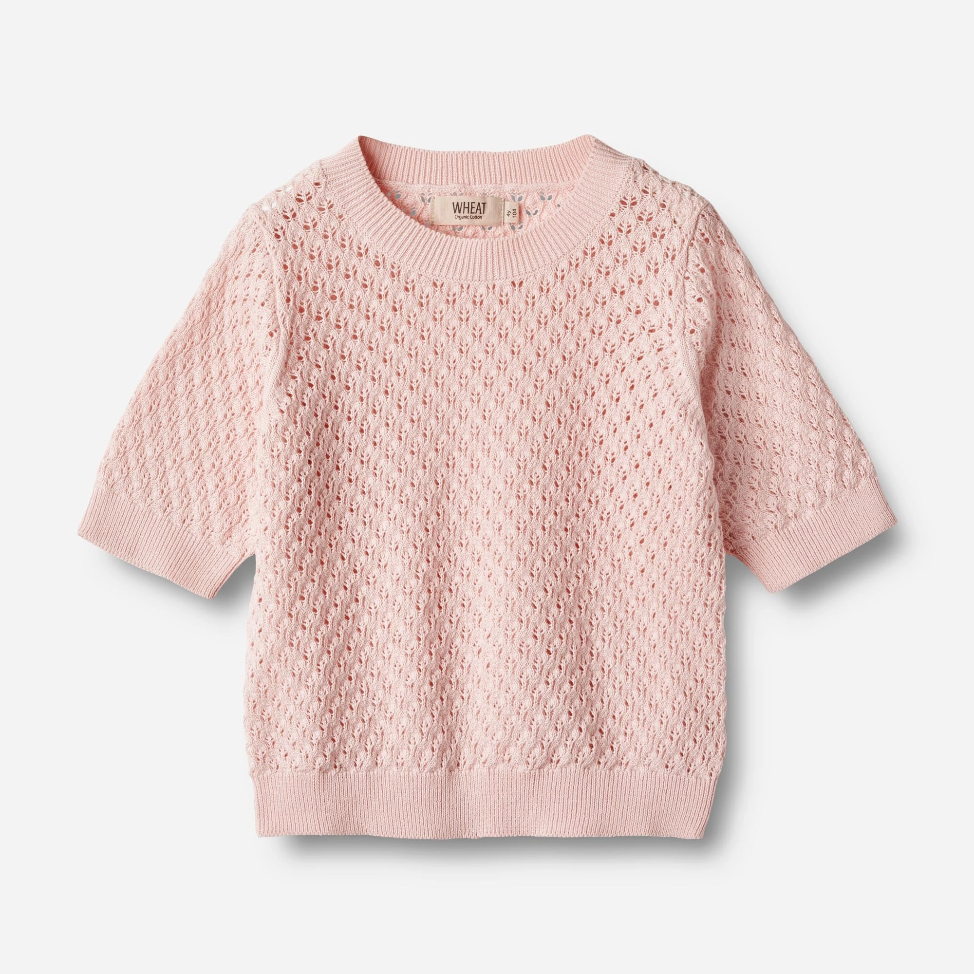 Indoor style Knit Top S/S Alva - rose ballet