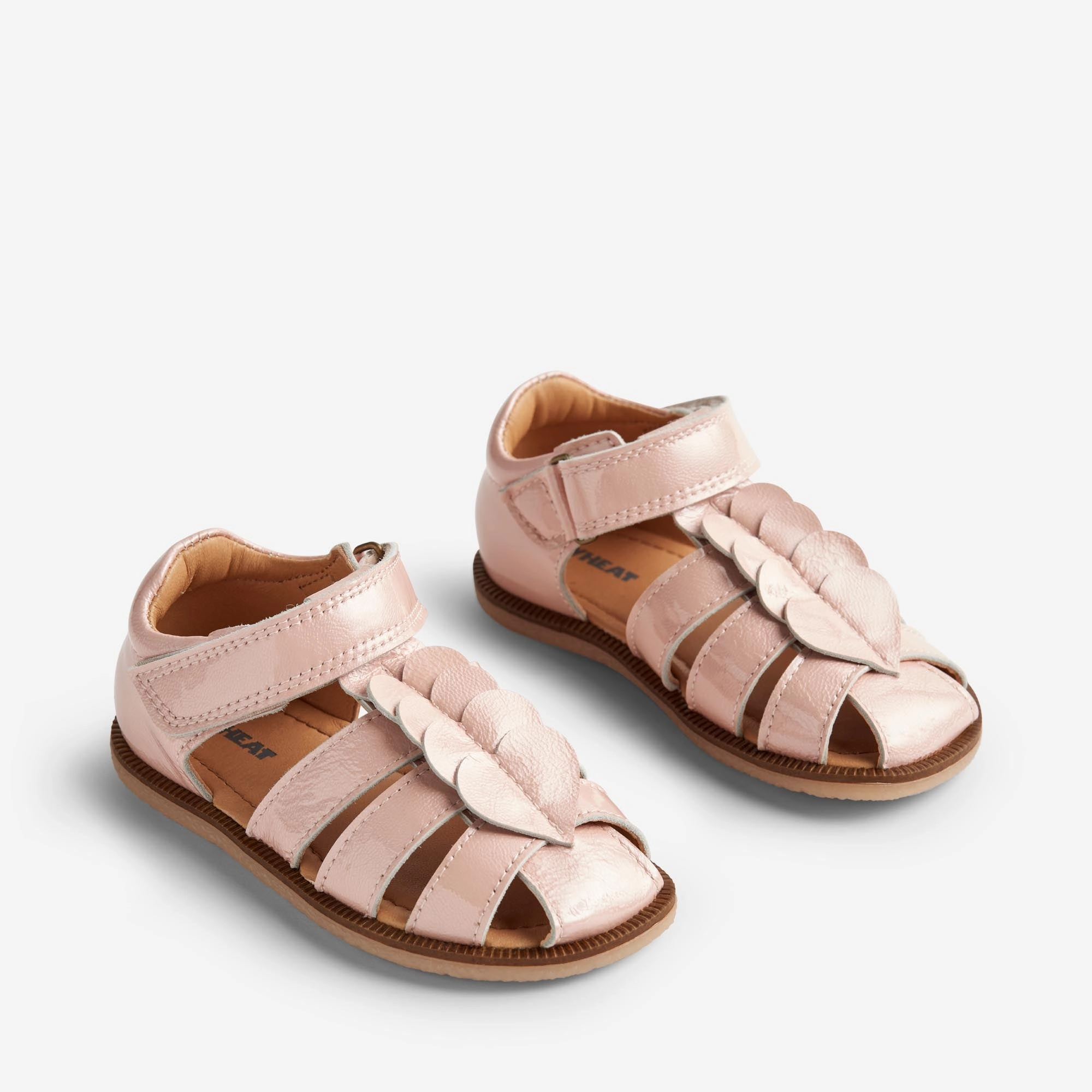 Lightweight EVA Sandal Closed Toe Hana Patent - rose ballet