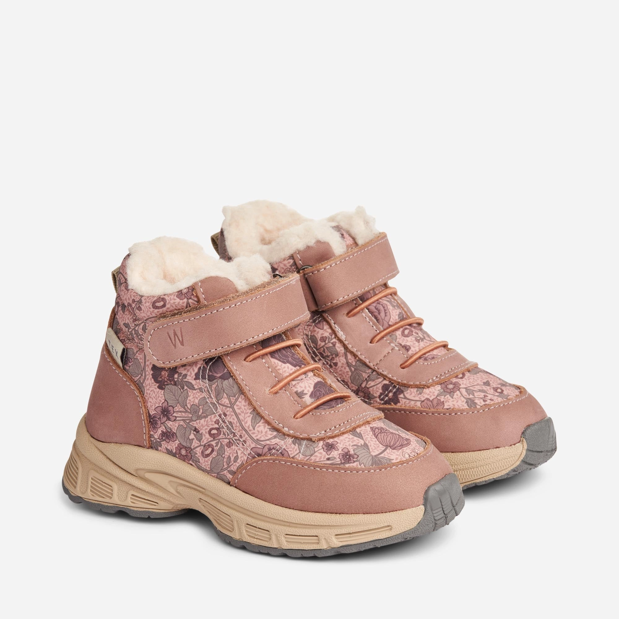 Snow Extreme Hiking Astoni Velcro Tex Print - rose dawn flowers