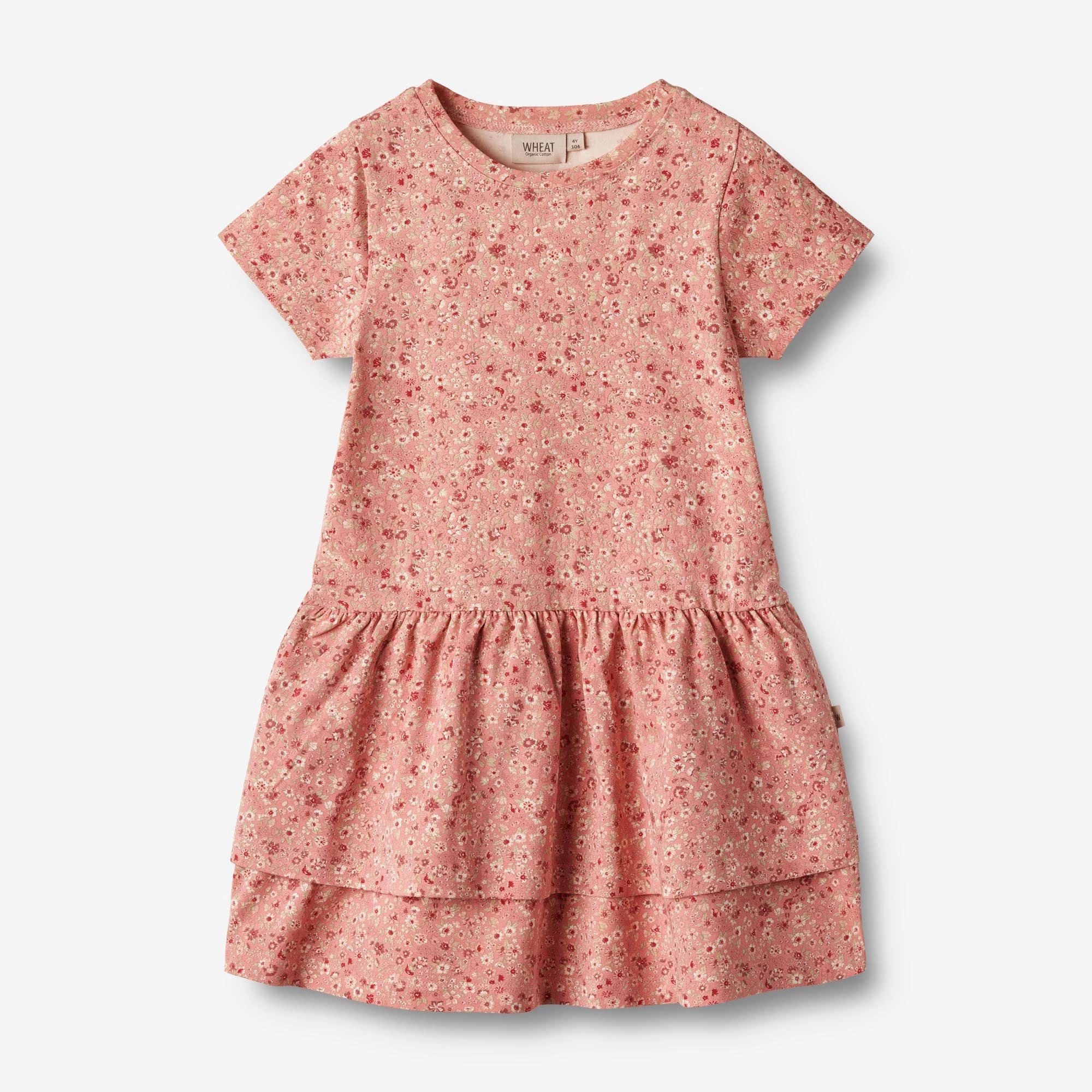 Moment Glow Jersey Dress S/S Johanna - rosette flowers