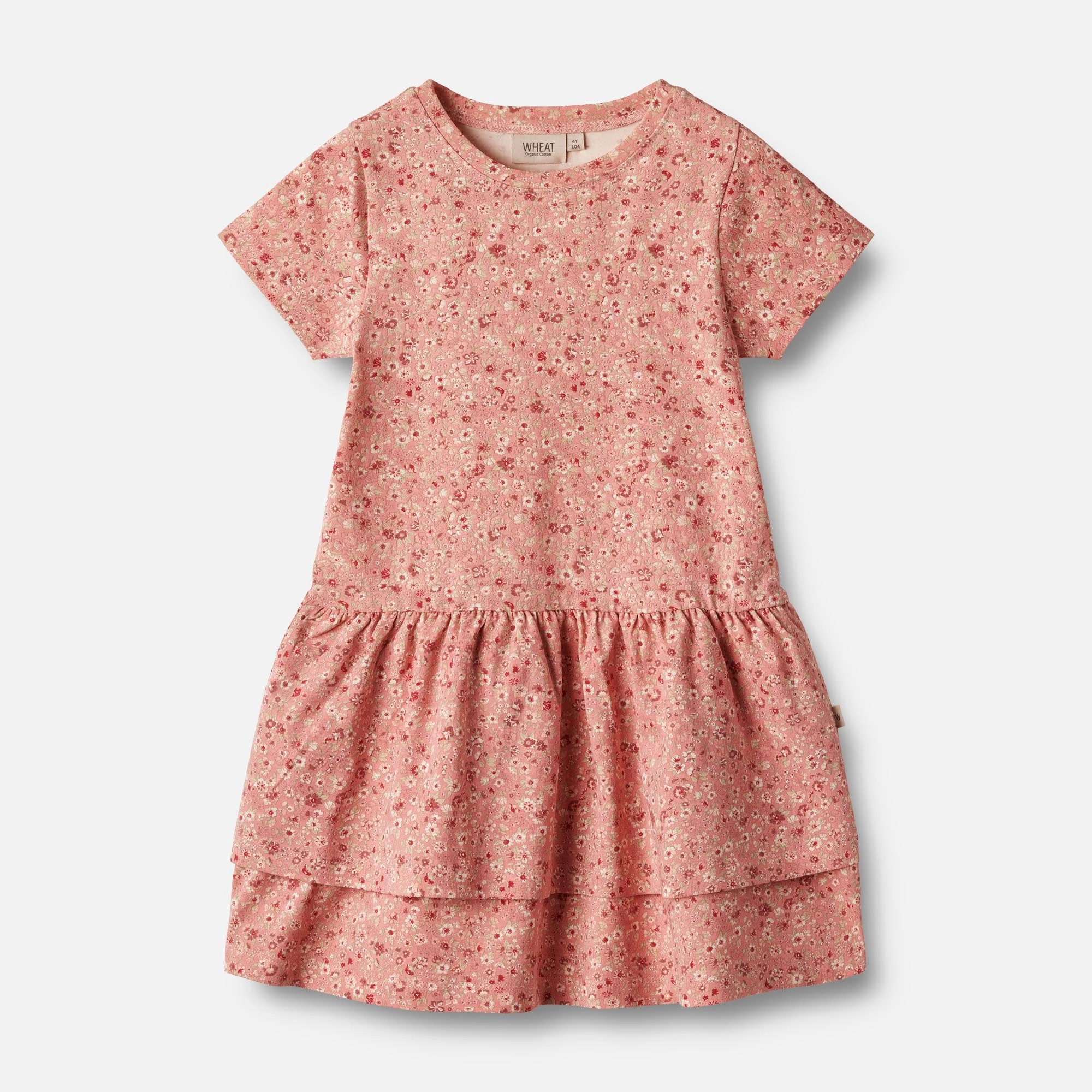 Jersey Dress S/S Johanna - rosette flowers Chill Friendly