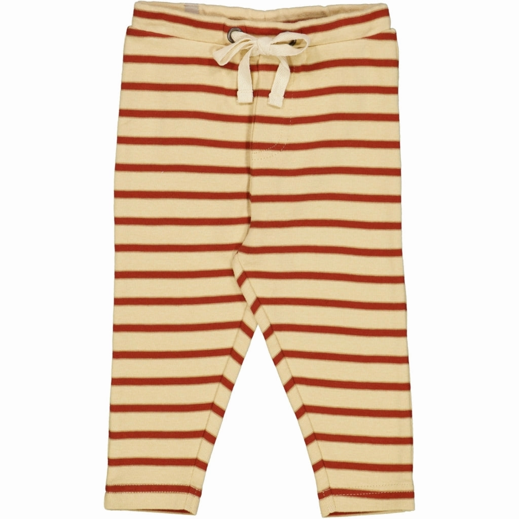 Soft Pants Manfred - sienna stripe Breathable activewear WindproofLayer