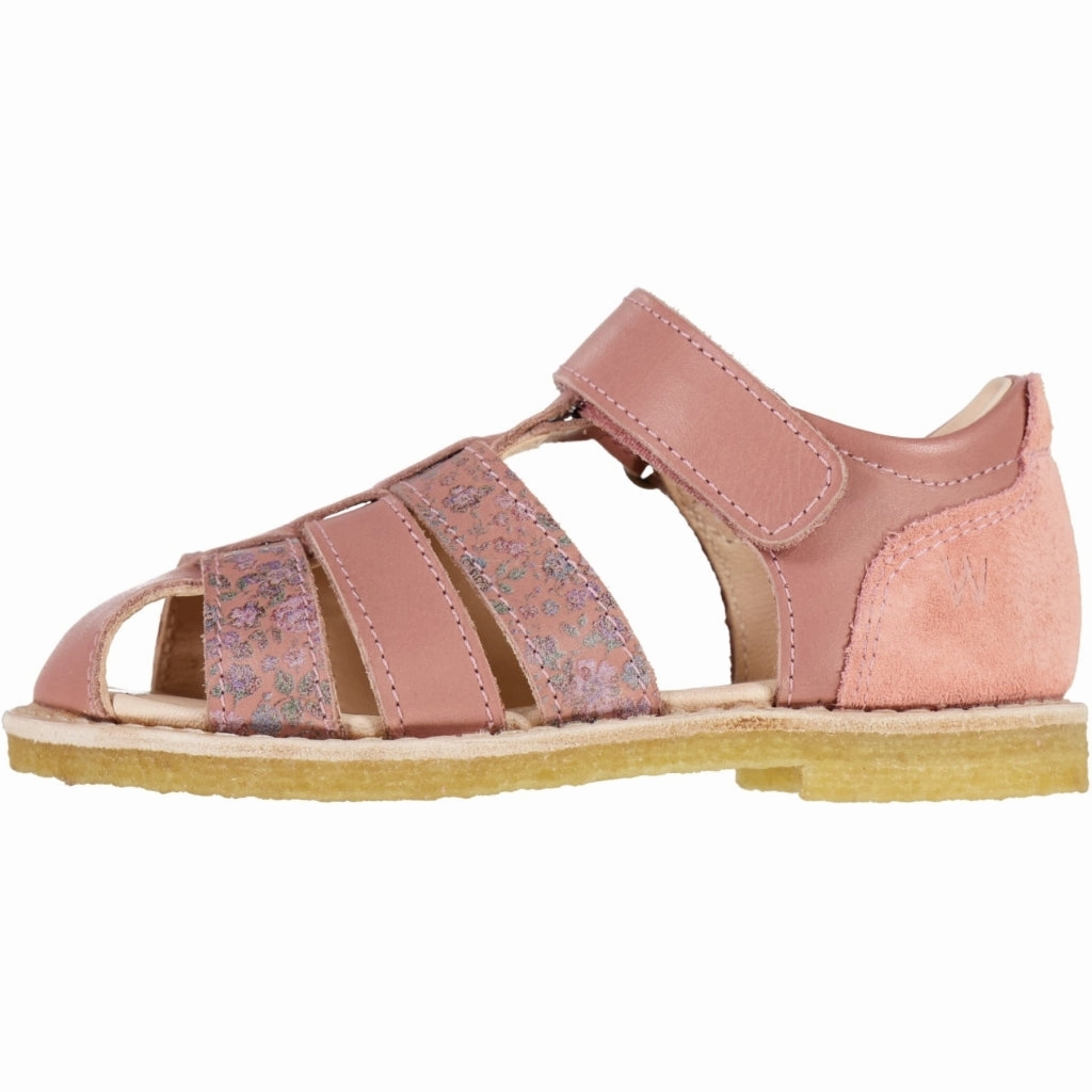 Timeless Comfort Resort Ready Bailey sandal print stripes - cameo blush