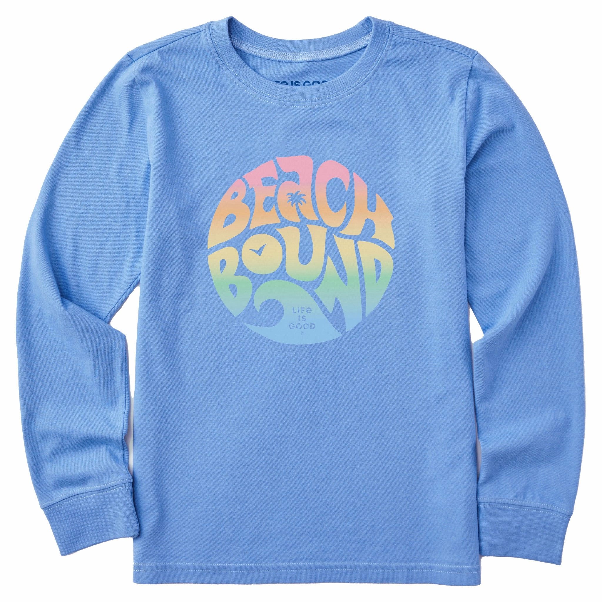 Kids Beach Bound Long Sleeve Crusher Tee Feminine Appeal