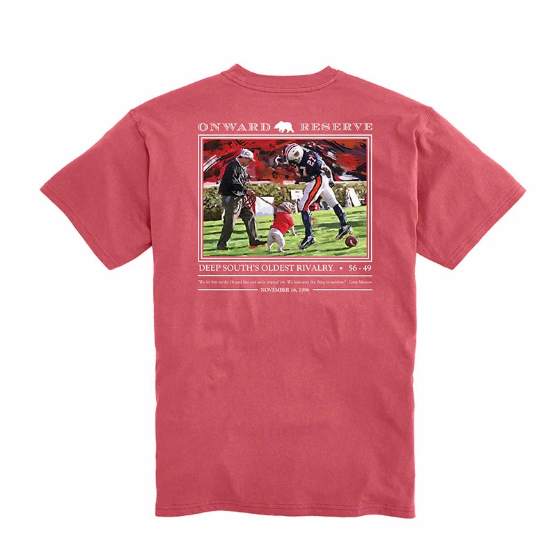 Cozy and Fashionable Onward Reserve Deep South??s Oldest Rivalry Tee - Washed Red