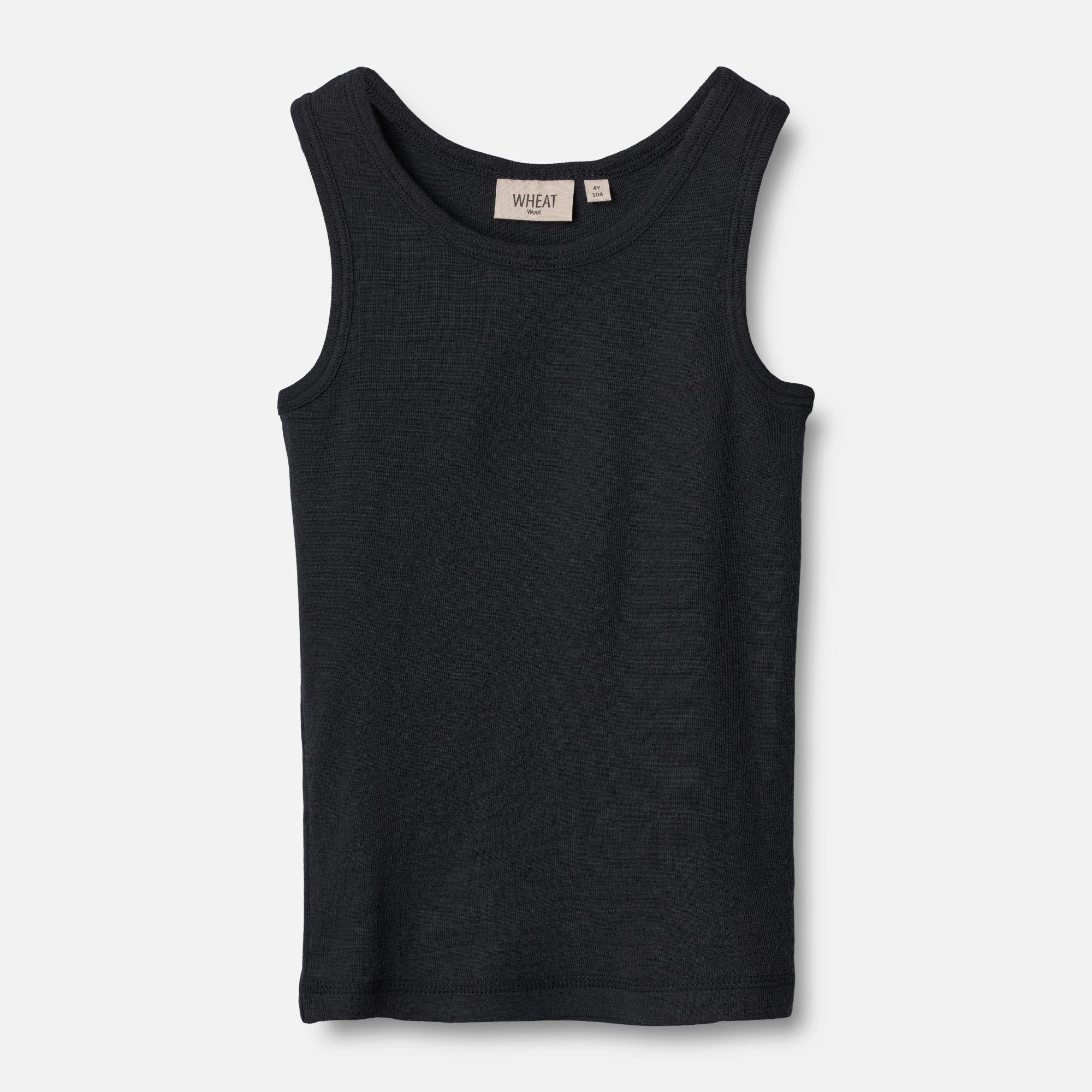 Colorfast Technology Indoor style Wool Singlet Iggy - navy