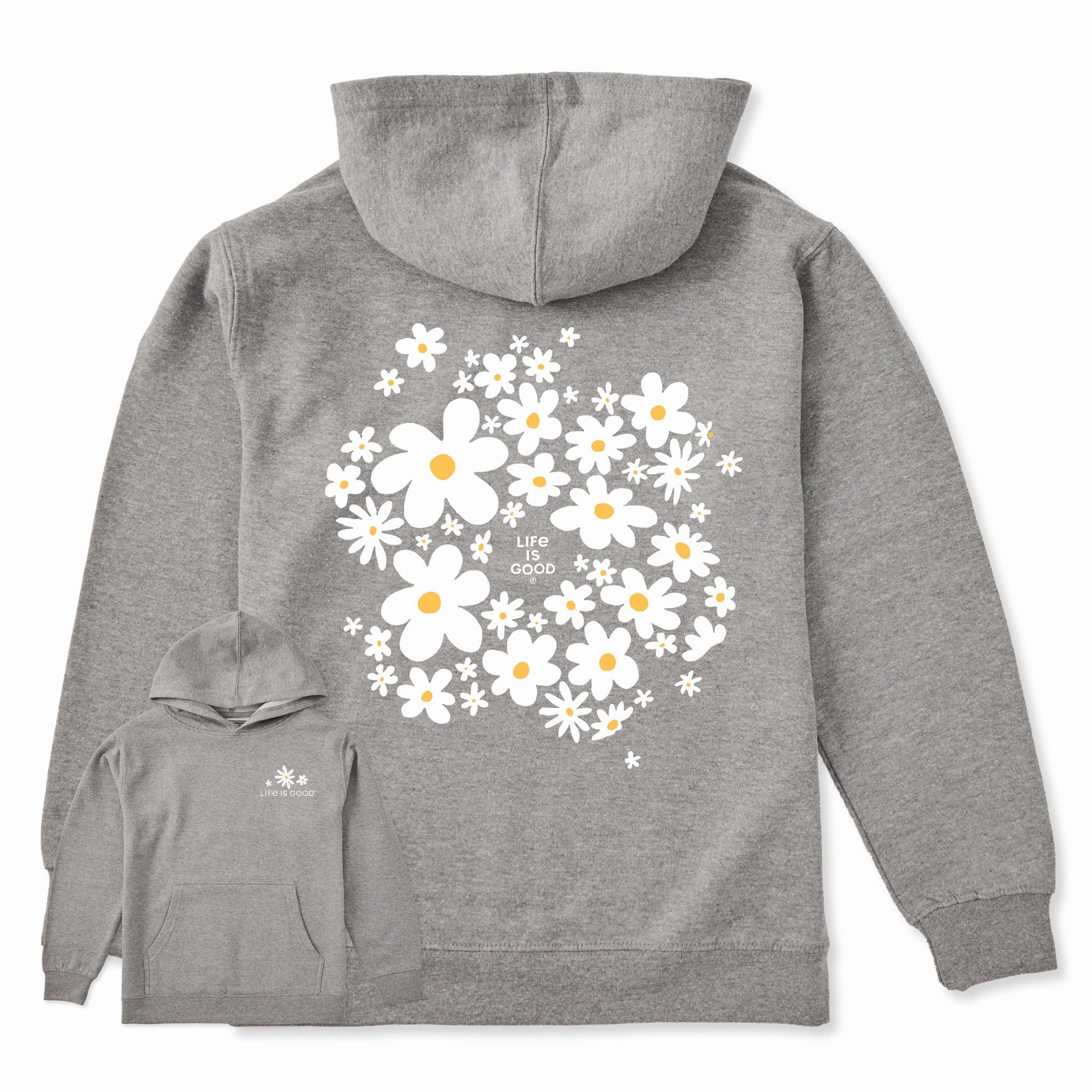 Kids Daisy Splash Every Wear Hoodie Sweatshirt Plus Size comfortable top
