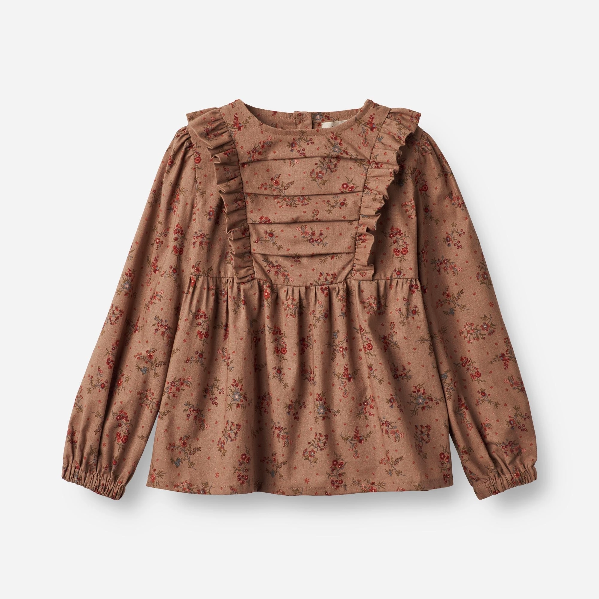 Cozy Fit Youthful Vibe Blouse Nolia - berry dust flowers