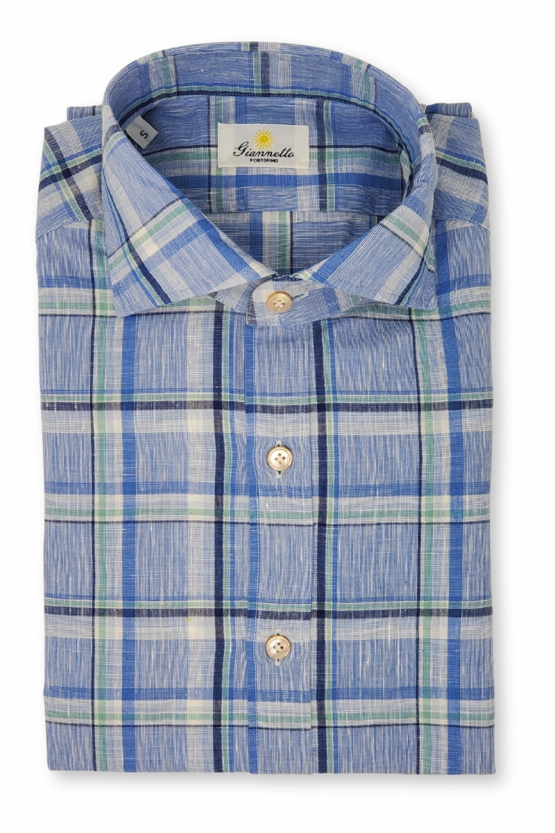 Essential Chic product promotion Blue Plaid Shirt
