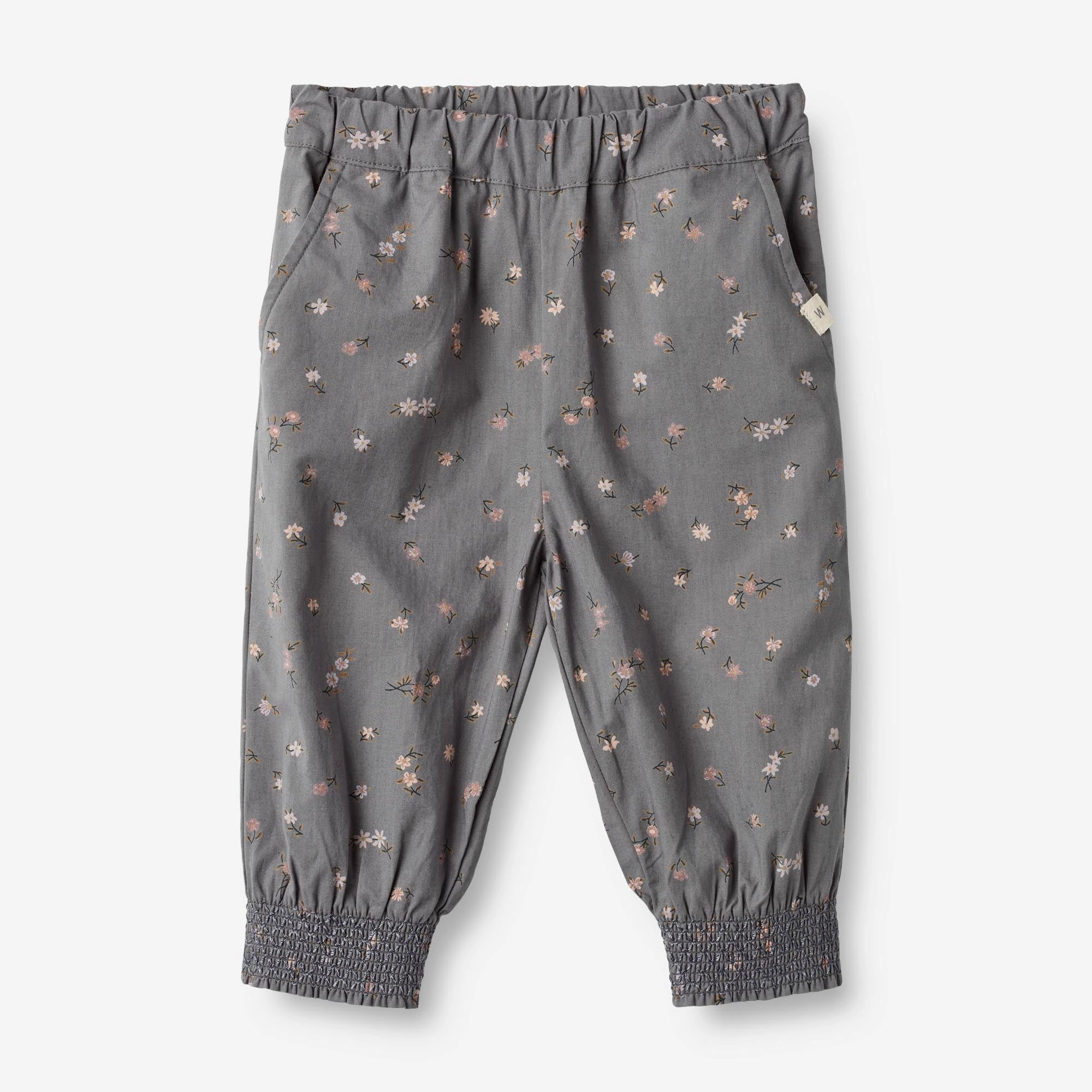 Soft and Stretchy Trousers Sara | Baby - autumn sky flowers