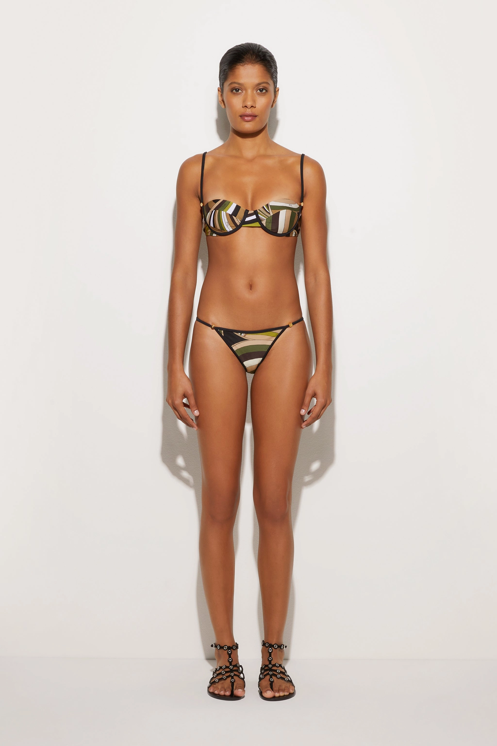 Iride Print Balconette Bikini Bra Anti Chafing Design Smooth-Edges