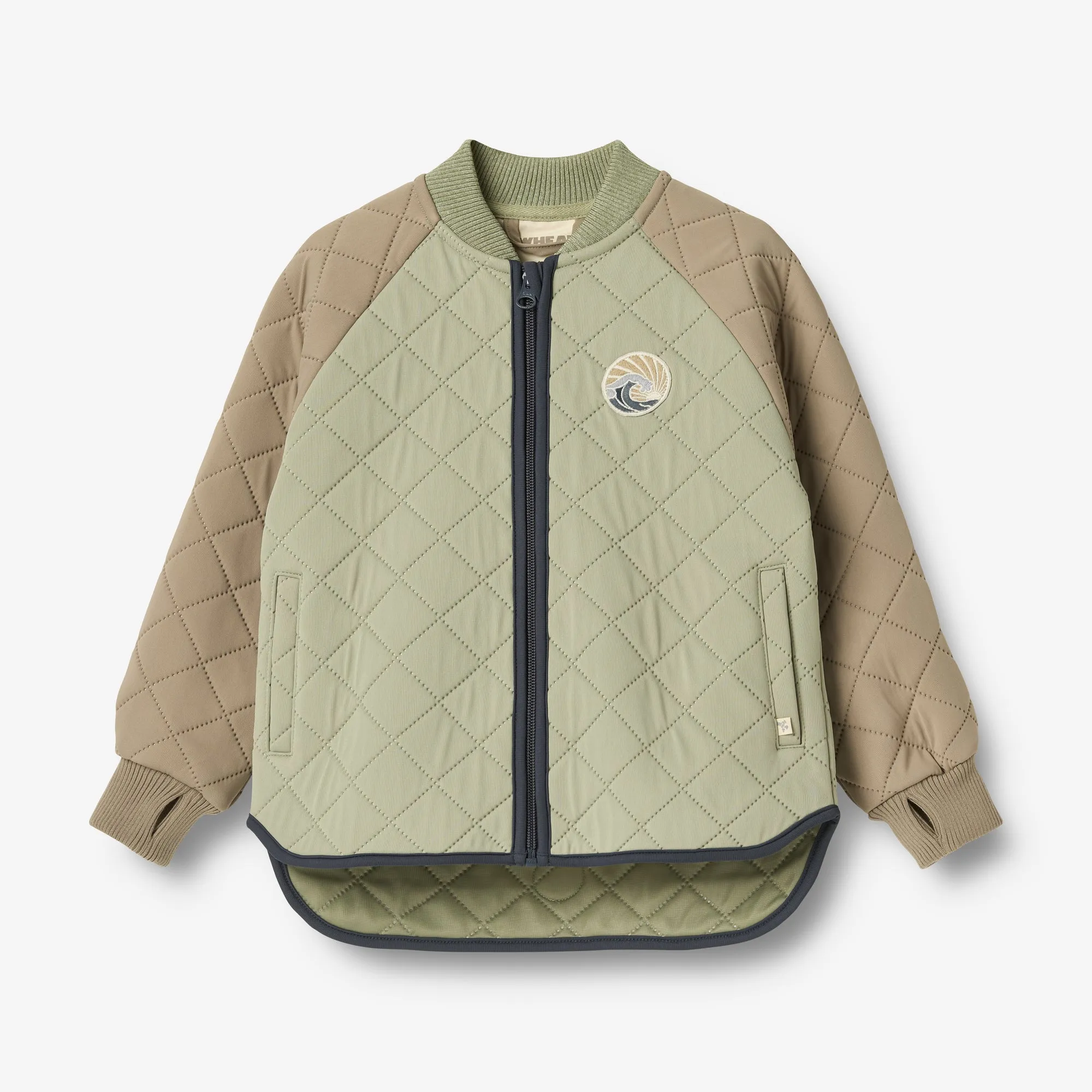 Thermo Jacket Ole - green tea Friction Reducing Lining Eco Friendly Padding