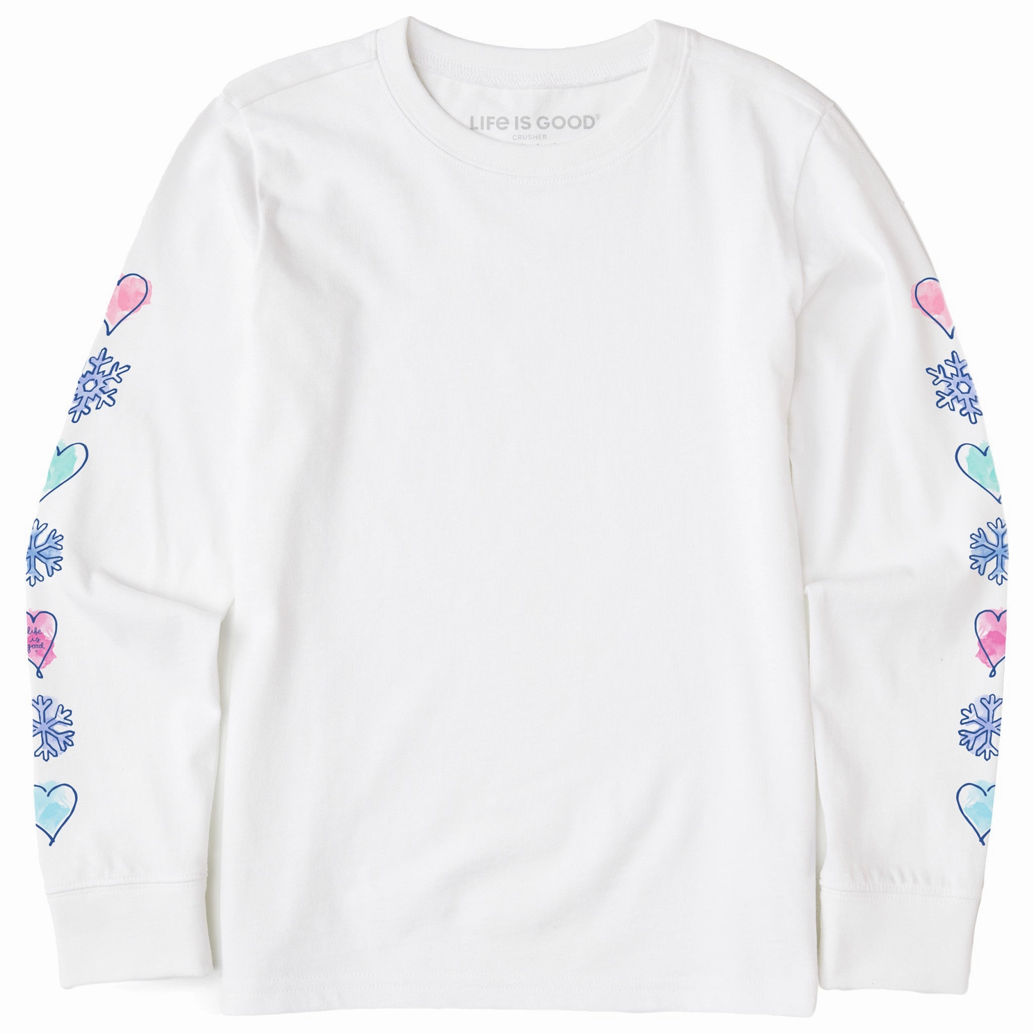 Kids Winter Icons Long Sleeve Crusher Tee Essential Style Wear budget-friendly