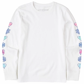 Stylish Comfort Oversized Cut Kids Winter Icons Long Sleeve Crusher Tee