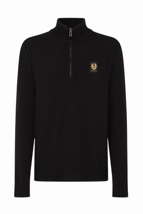 Watch Quarter Zip Jumper Street Style Soft Knitwear