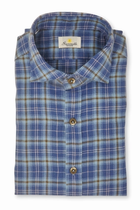 Brushed Check Shirt Effortless Comfort