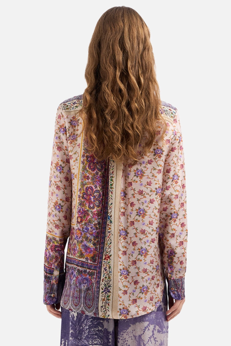 Soft Comfort ALOE Printed Silk Shirt
