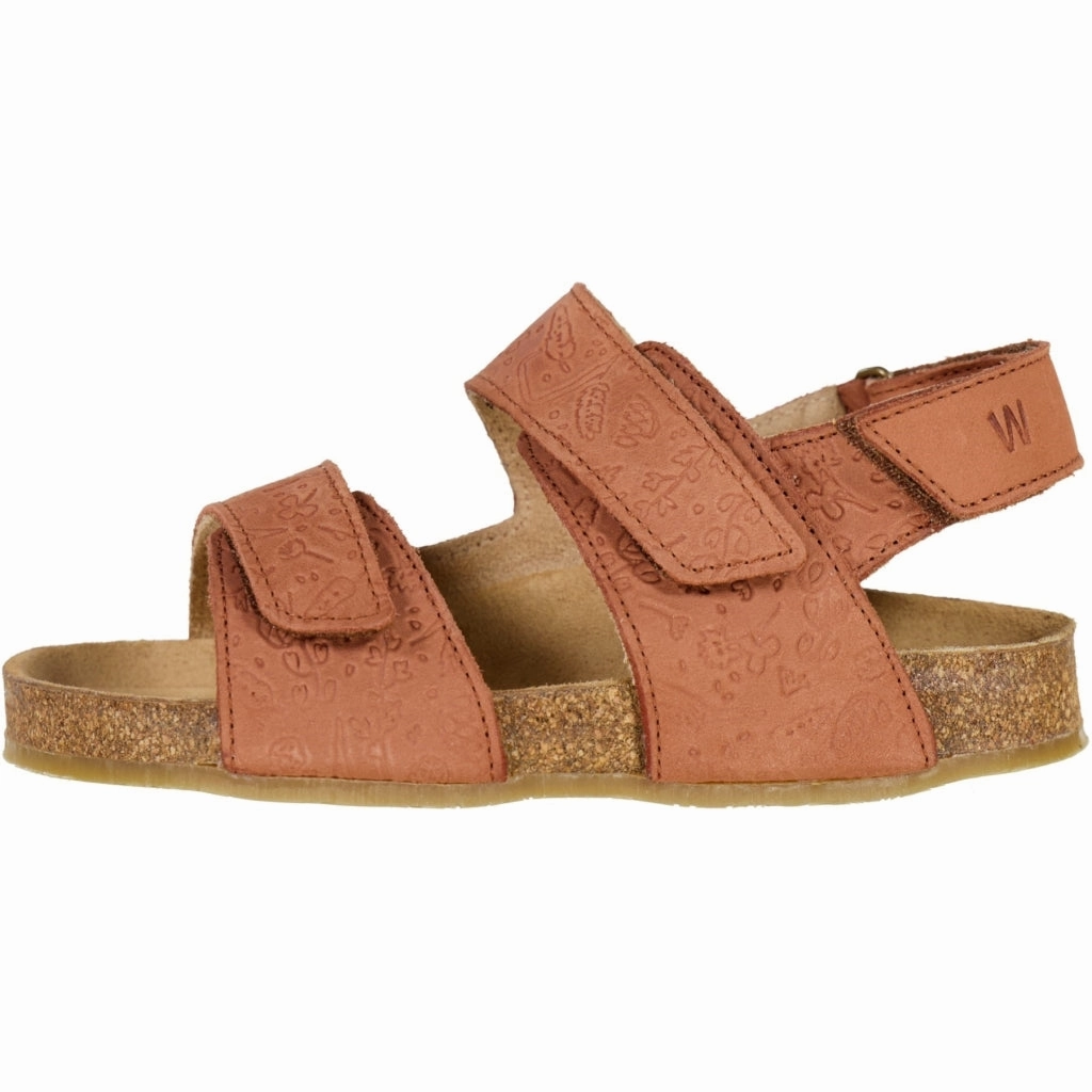 Cameron sandal - amber brown Functional