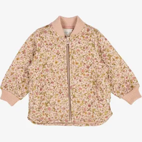 Odor Resistant Coating Abrasion Resistant Panels Thermo Jacket Loui | Baby - watercolor flora