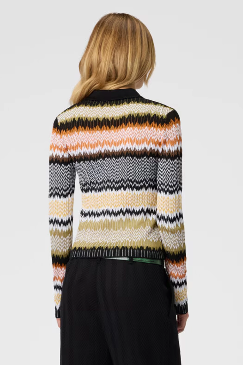 Chevron Knit Polo Smart Wear Smart Layers