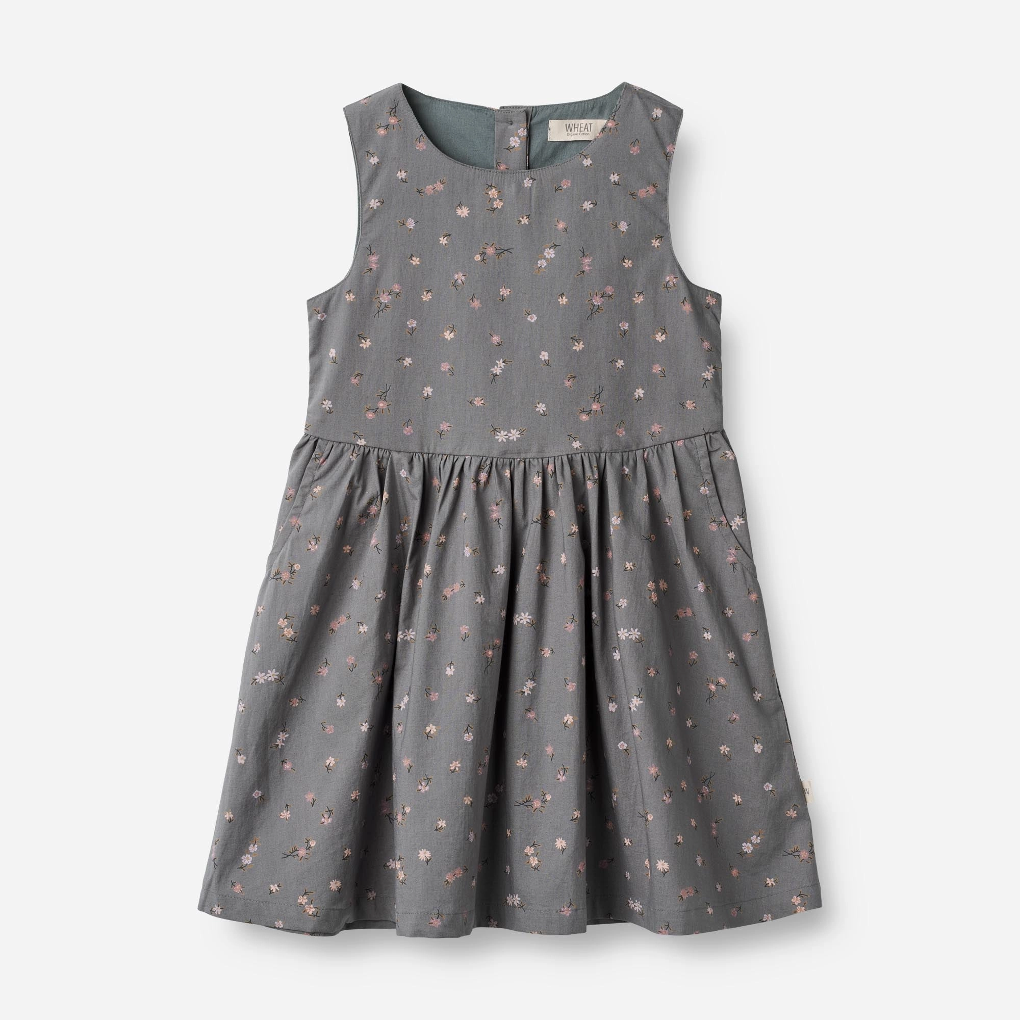 Clean Structure Everyday-Use Dress Thelma - autumn sky flowers