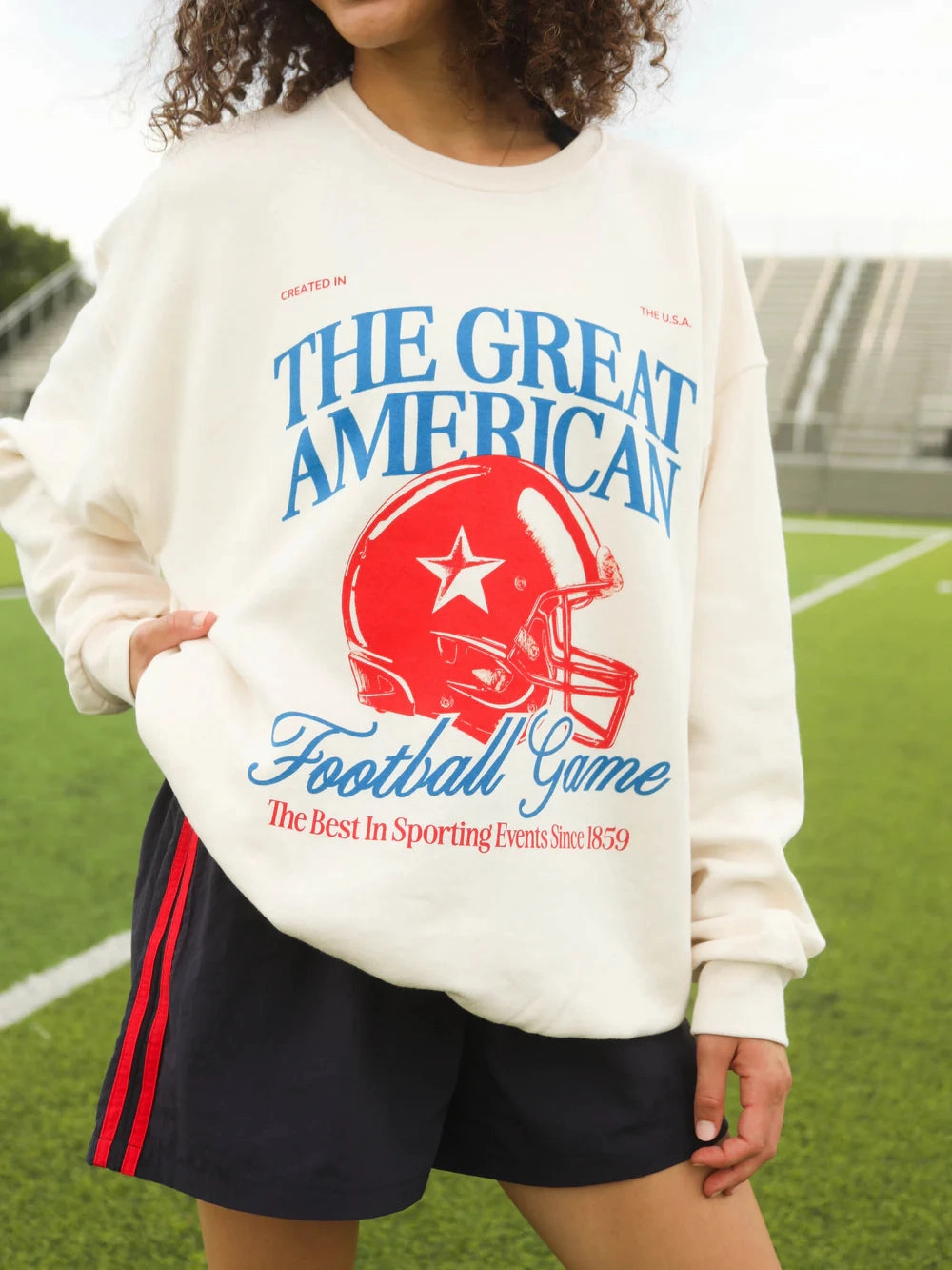 Charlie Southern Great American Football Game Sweatshirt Classic Knit Design