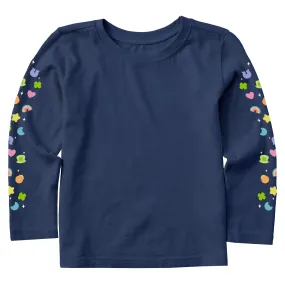 Charmed Icons Long Sleeve Toddler Crusher Tee Flexible Waist