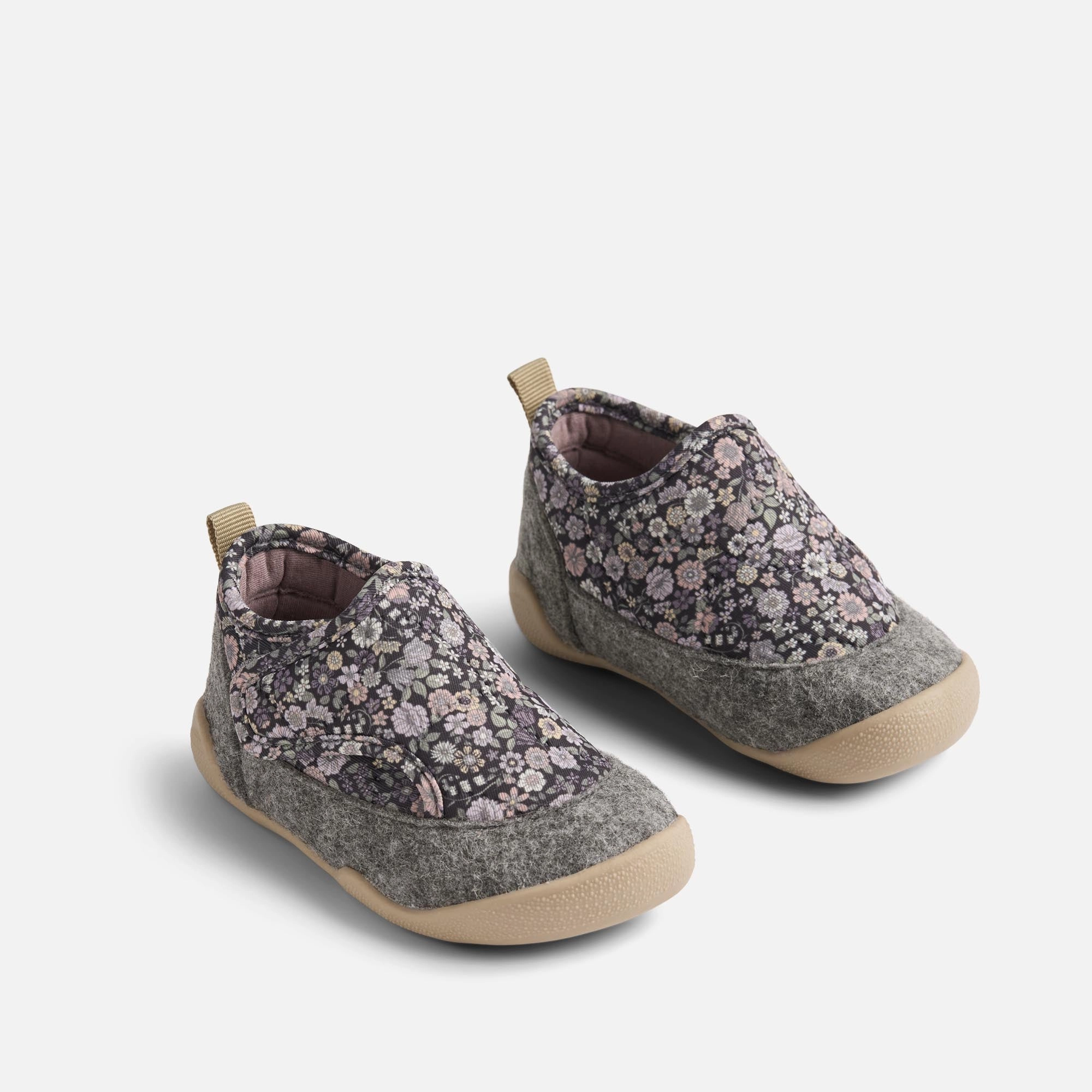 All-Occasion Shoes Press Look Indoor Shoe Mulle - black sea flowers