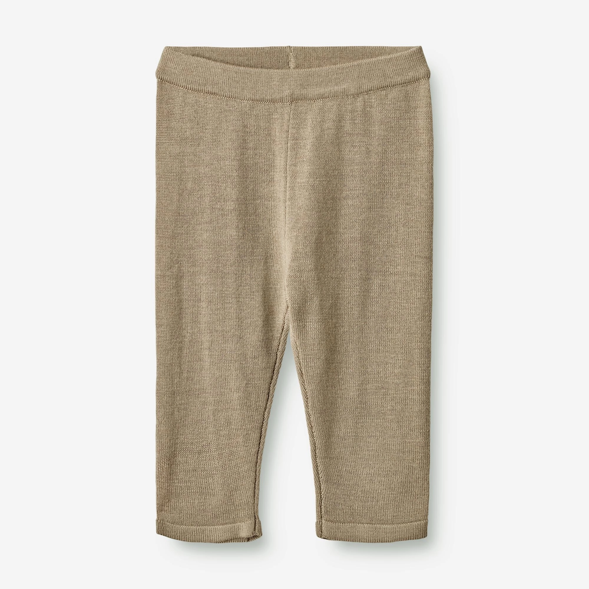 Wool Knit Trousers Neel | Baby - beige stone Minimal Fashion Calm Tones
