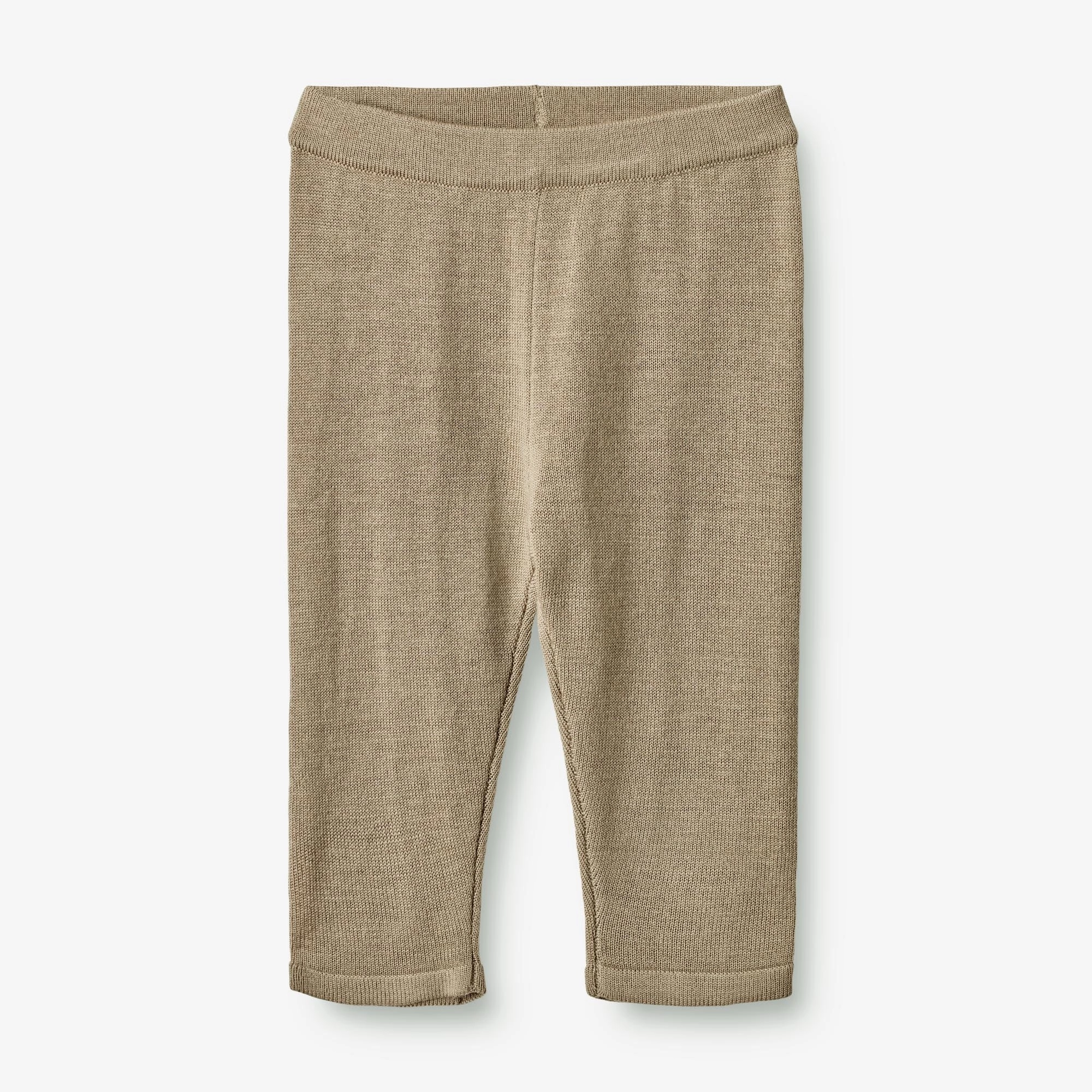 Thermal Retention Lining Wool Knit Trousers Neel | Baby - beige stone