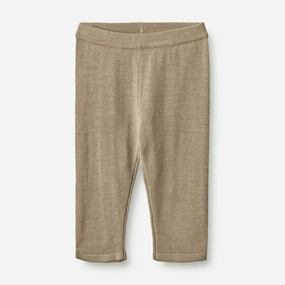Wool Knit Trousers Neel | Baby - beige stone Minimal Fashion Calm Tones