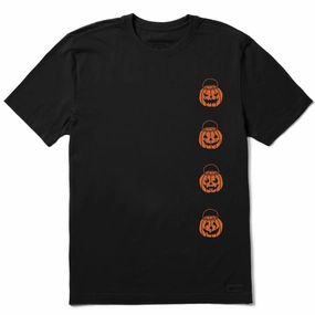 Simple and Relaxed SoftTouchFinish Men's Stacked Jack Buckets Short Sleeve Crusher Tee